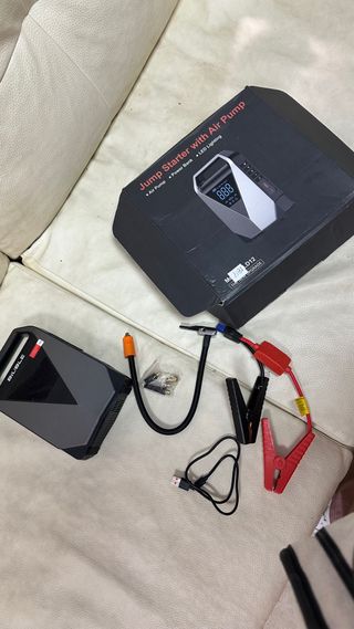 Arrancador Coche 4en1 con Bomba Aire