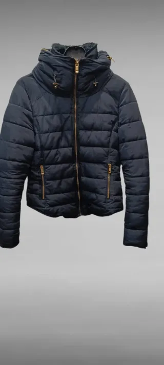 Plumífero Zara Negro Mujer