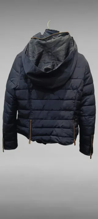 Plumífero Zara Negro Mujer