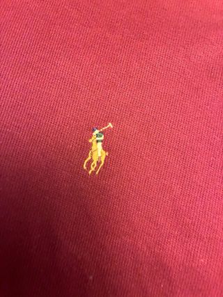 Polo Ralph Lauren Granate Media Cremallera
