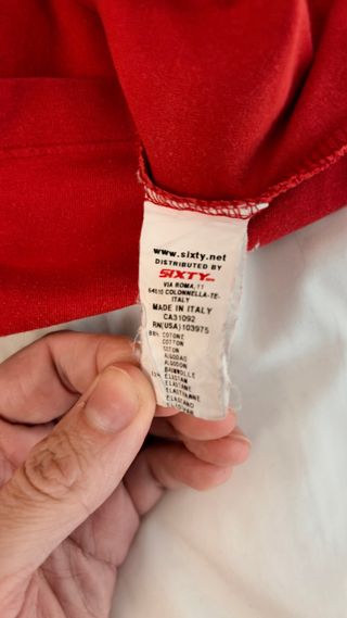 Camiseta Hombre Energie Roja