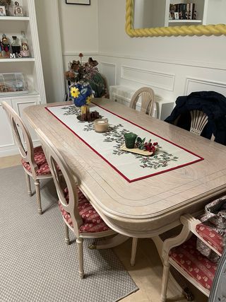 Tavolo da pranzo estensibile in legno di rovere