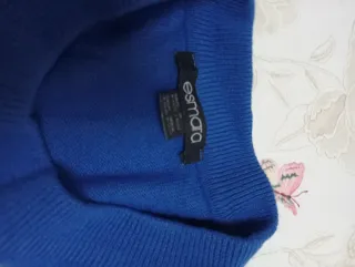 Jersey Navidad Lidl azul talla M