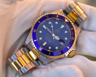 Orologio Rolex Diver Automatico Blu/Oro