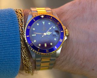 Orologio Rolex Diver Automatico Blu/Oro