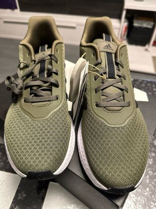 Zapatillas Adidas Running Verde y Negro