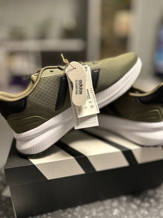 Zapatillas Adidas Running Verde y Negro