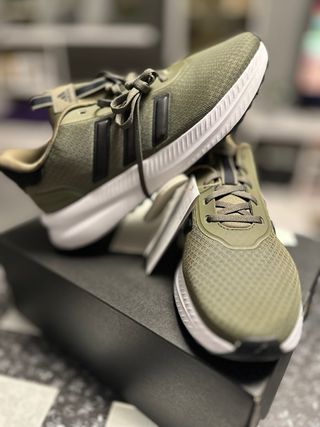 Zapatillas Adidas Running Verde y Negro