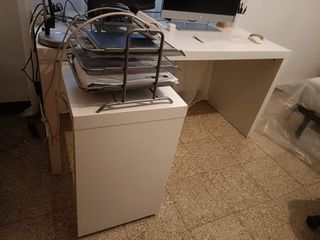 Escritorio 150x60 con alerón lateral