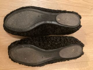 Bailarinas Zara pelo negras talla 38