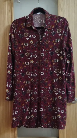 Vestido estampado mujer manga larga Talla M