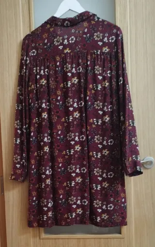 Vestido estampado mujer manga larga Talla M
