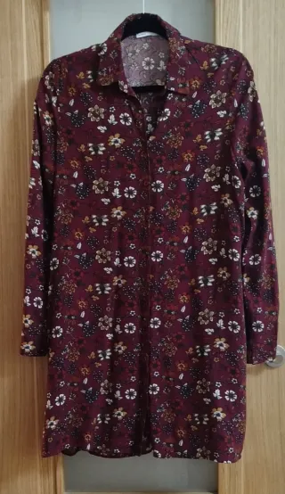 Vestido estampado mujer manga larga Talla M