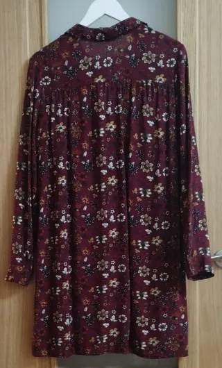 Vestido estampado mujer manga larga Talla M