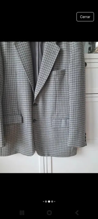 Americana cuadros caballero