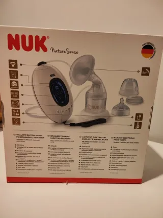 Tiraleches / Sacaleches eléctrico NUK (nuevo)