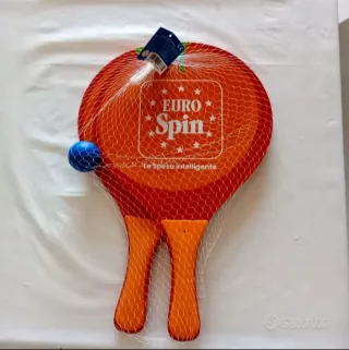 Racchette da Spiaggia Euro Spin con Palla