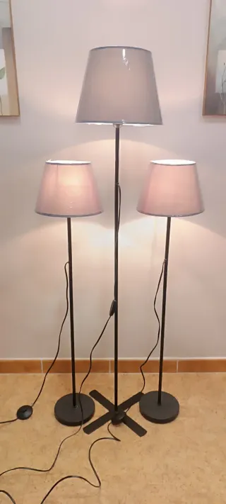 3 Lámparas de Pie Ikea