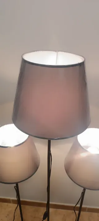 3 Lámparas de Pie Ikea