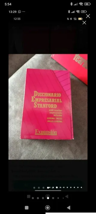 Lote libros y diccionario Inglés