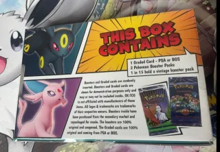 Pack Cajas Misteriosas Pokémon Vintage PSA