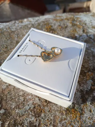 Collar Skagen Corazón Dorado