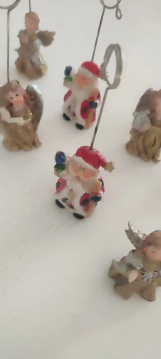 Segnaposti Natalizi Angioletti e Babbo Natale