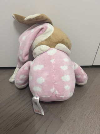 Peluche coniglio pigiama nuvole