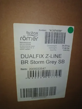 Britax Römer Dualfix Z-Line i-Size + Base Isofix