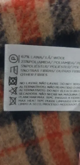 Abrigo azul marino de lana adolescente