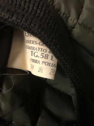 Giacca Trapuntata Invernale Verde taglia 58 L