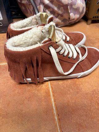 Botines Bimba y Lola Marrones y Dorados