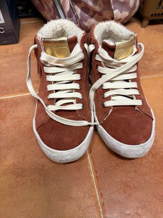 Botines Bimba y Lola Marrones y Dorados