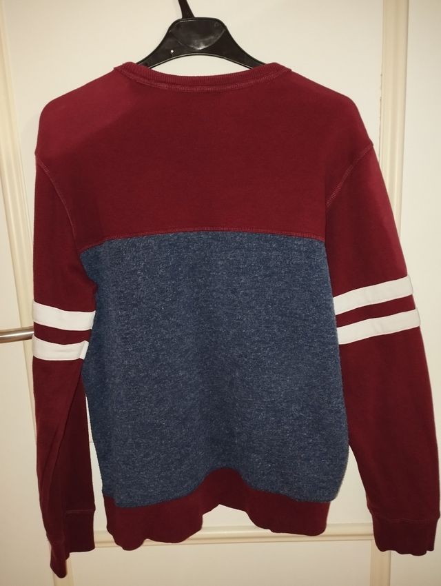 Sudadera WRUNG gris y roja talla L