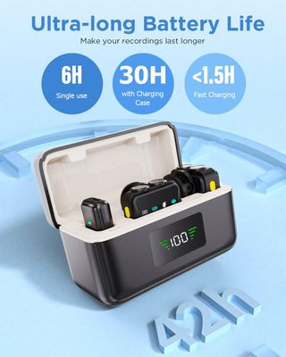 HITOZON Micro Inalambrico Solapa Reducción Ruido