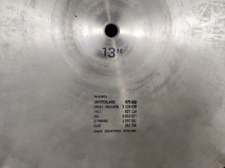 Paiste Formula 602 13" Hi-Hat Bottom Prato Vintage