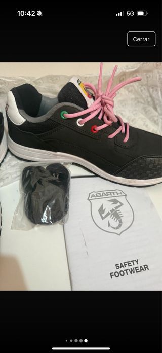 Zapatos de seguridad Abarth 595 negros