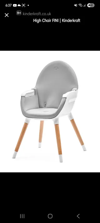 Trona Kinderkraft FINI 2 en 1