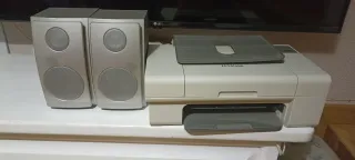 Lexmark Impresora y Altavoces Plata