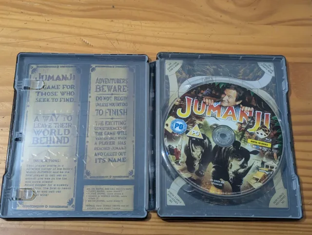 Blu-ray Jumanji Robin Williams Steelbook
