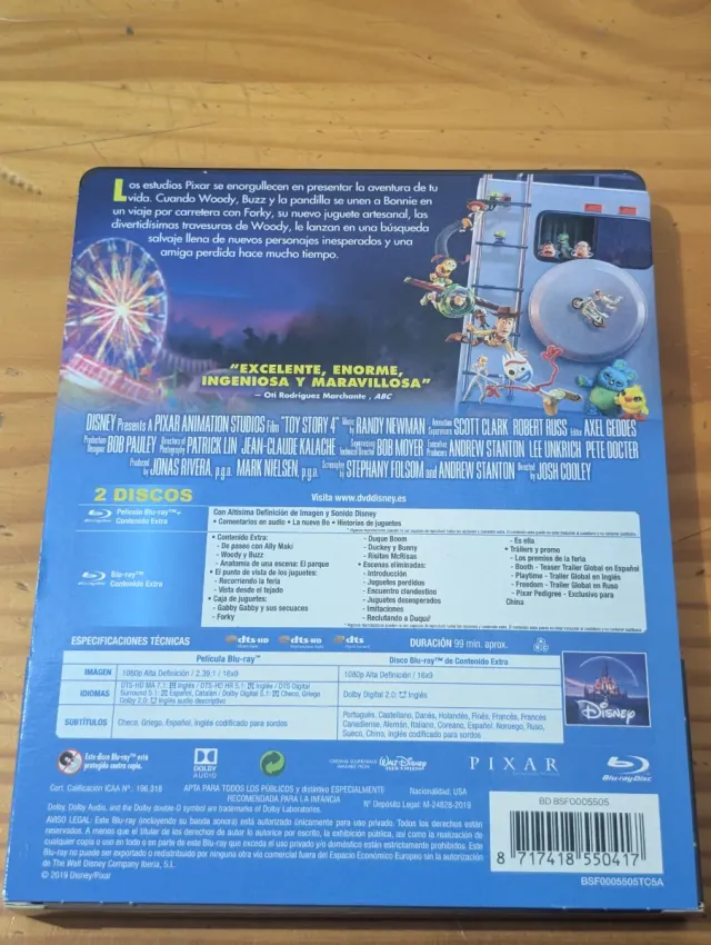 Steelbook Blu-ray Toy Story 4