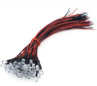 Lote 5 LEDs 5mm Alta Luminosidad 12V