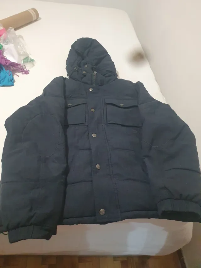 Cappotto Docker Blu Taglia XXXL