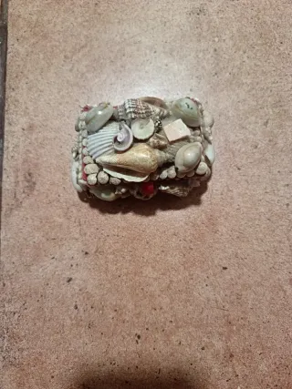 Joyero vintage conchas pequeño