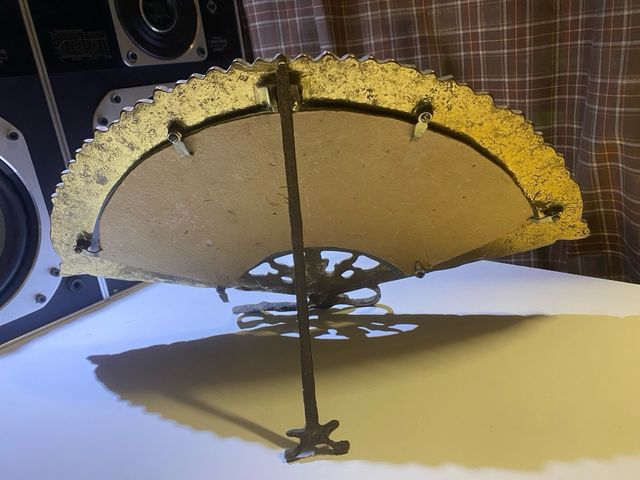 Espejo Abanico Bronce Vintage