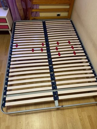 Somier metálico y de madera