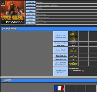 Duke Nukem 3D PS1 PAL
