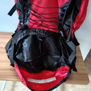 Mochila Montaña 90L Roja y Negra Impermeable