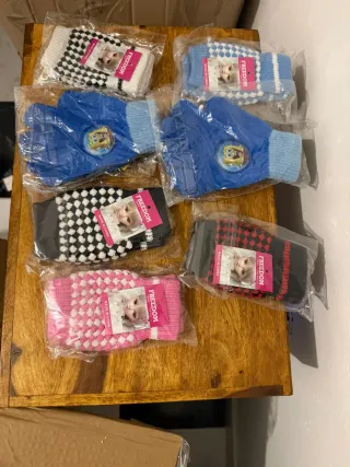 Lote Disney Minnie Mouse: Gorro y Guantes Rosa