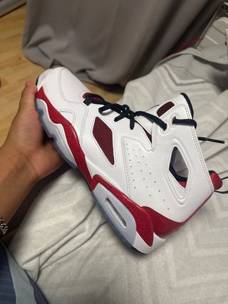 Jordan Zapatillas Deportivas Blancas y Rojas